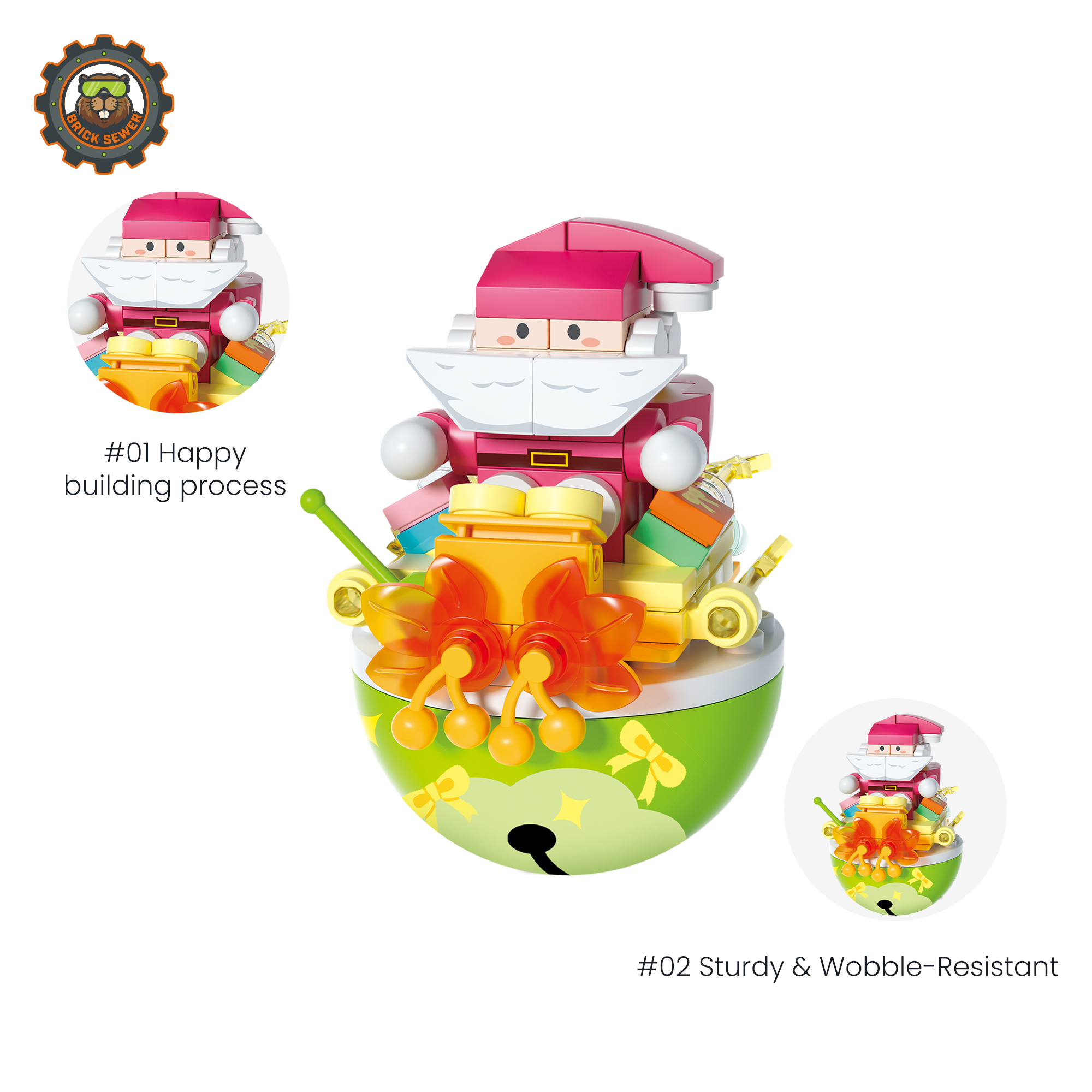 Gift Delivery Bobble Building Blocks