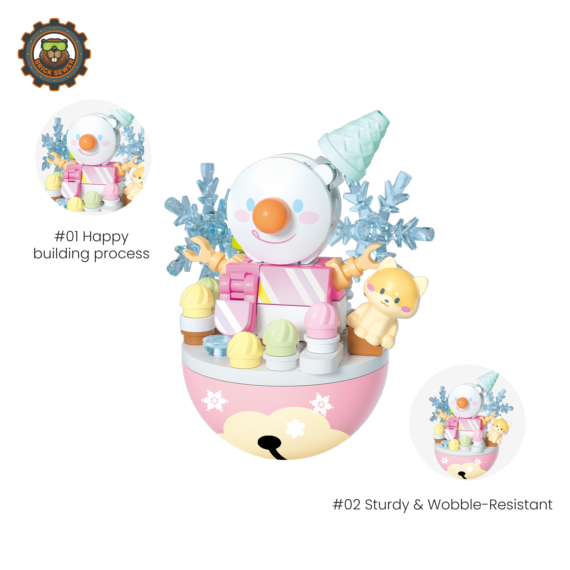 Winter Sprite Bobble Building Blocks