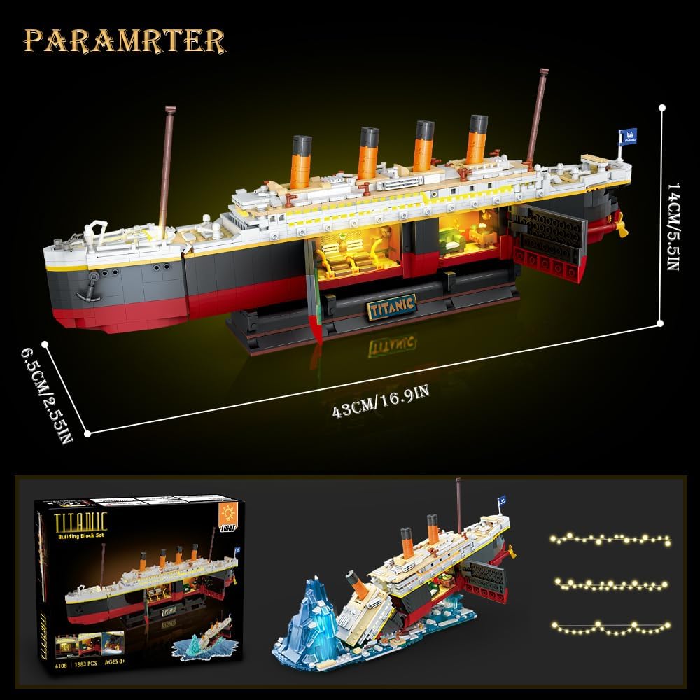 INSOON Titanic Building Set with LED Light 6108