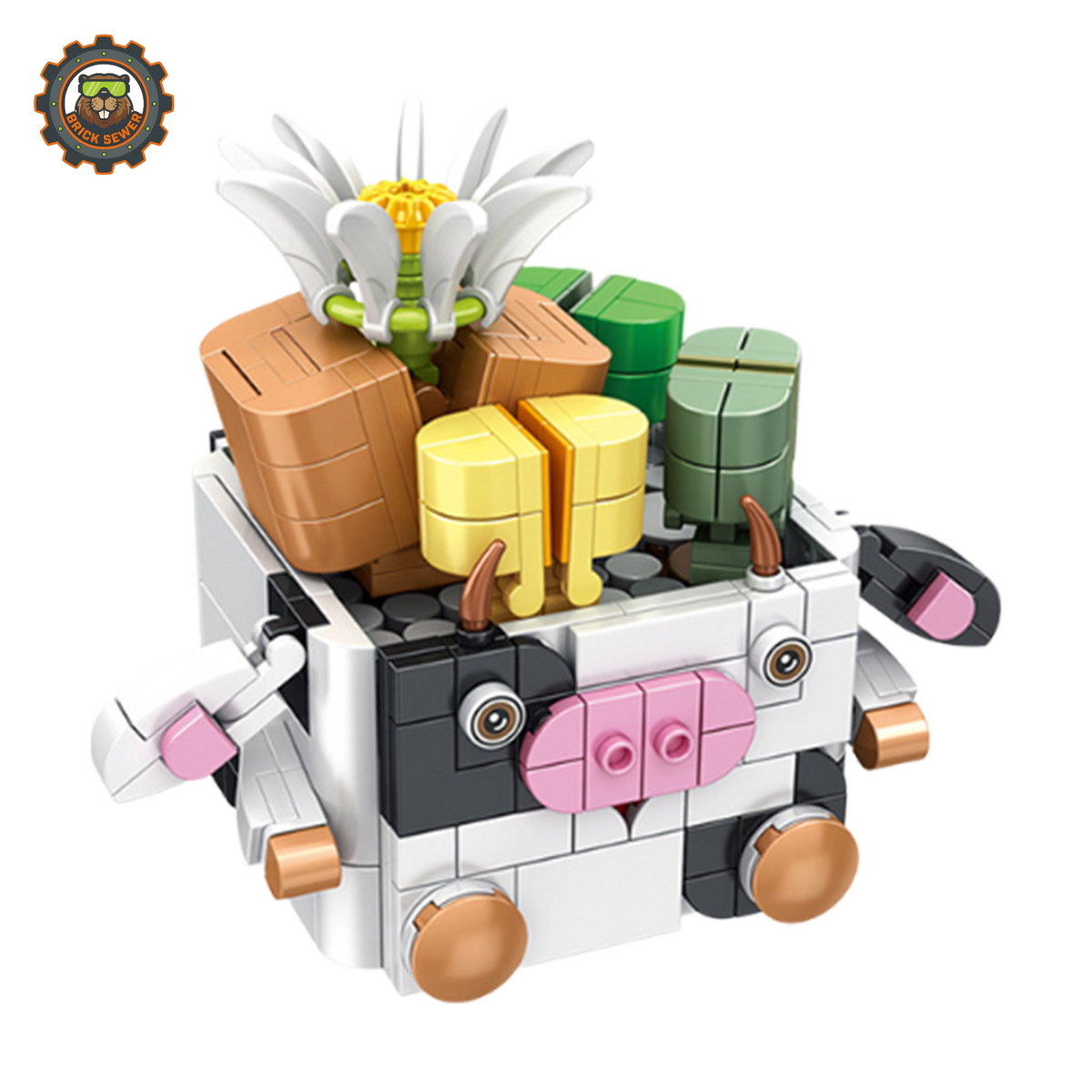Inbrixx Cow Succulent Building Block Set 655012