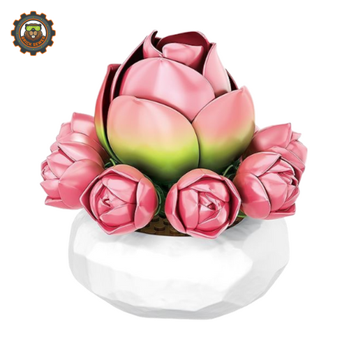 Inbrixx Mountain Rose Succulent Mini Building Block Plant 655063