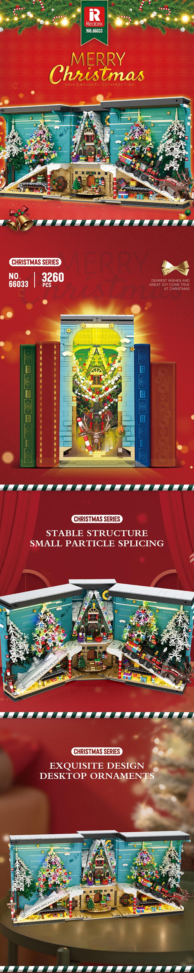 Reobrix 66033 Christmas Bookstand