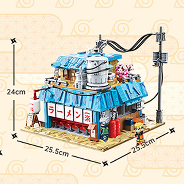 Keeppley K20509 Naruto Ichiraku Ramen Noodle Shop Movie & Game