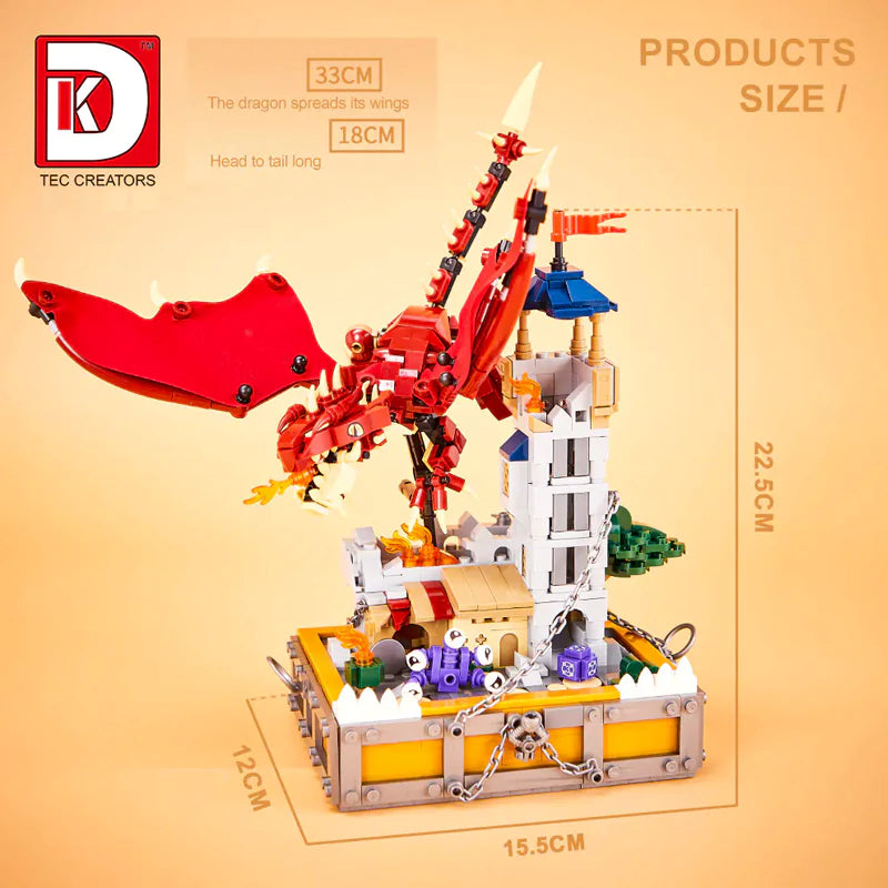 DK 7031 Dragon and Treasure: Guarding the Witch Tower Movie & Game