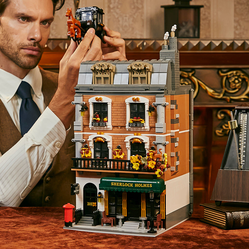 Pantasy 85014 Sherlock Holmes Baker Street 221B Apartment Modular Building
