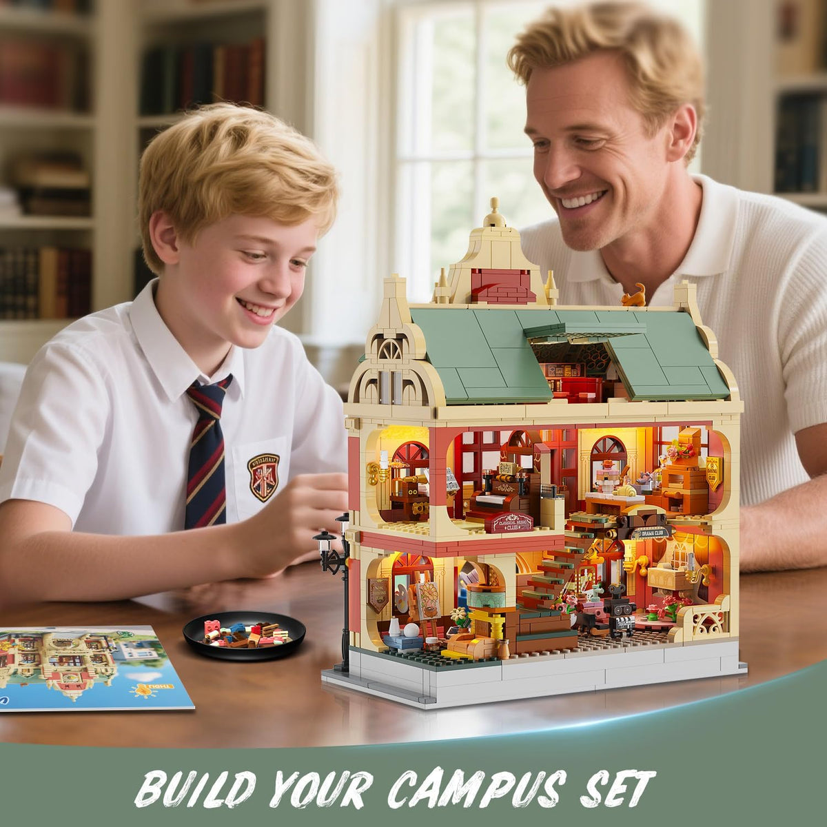 INSOON University Club House Building Set with Light SC8804