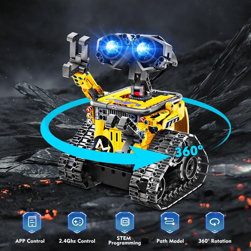 INSOON 5-in-1 App & Remote Control Robot Building Set (520 PCS) 8039-A