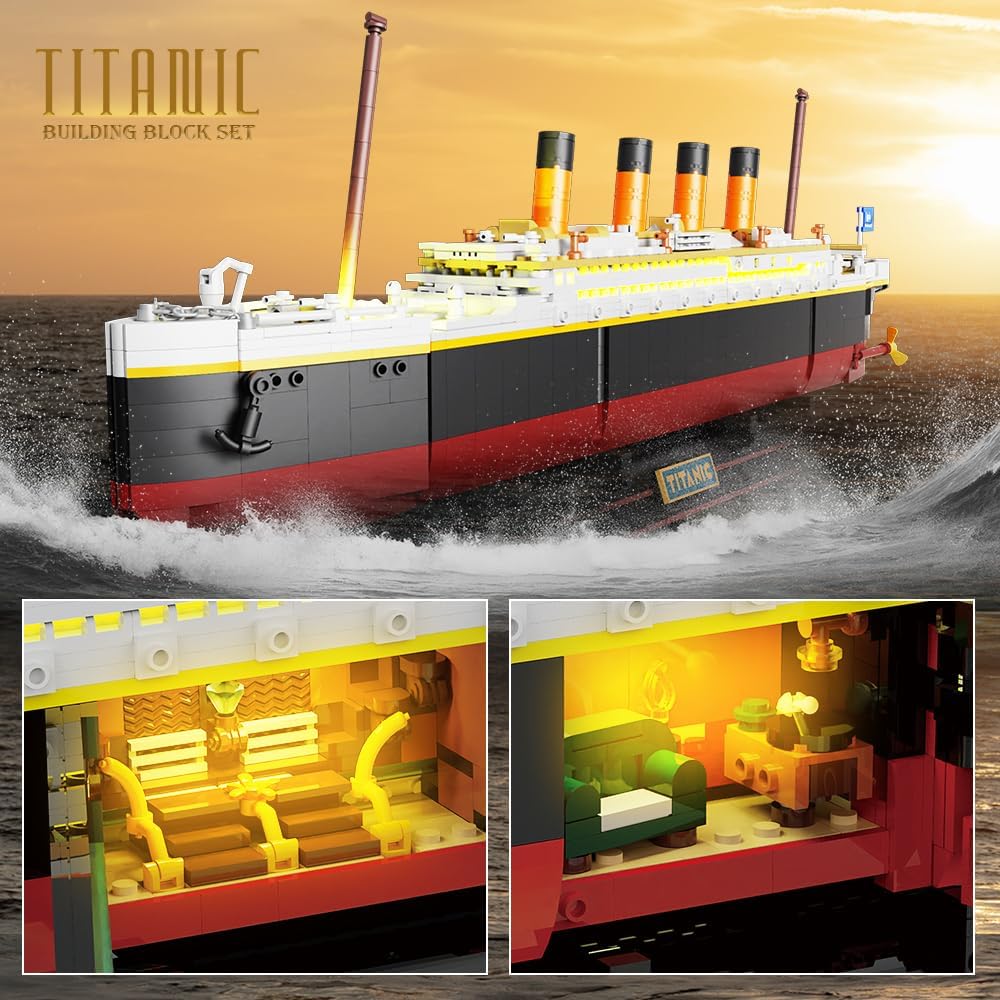 INSOON Titanic Building Set with LED Light 6108