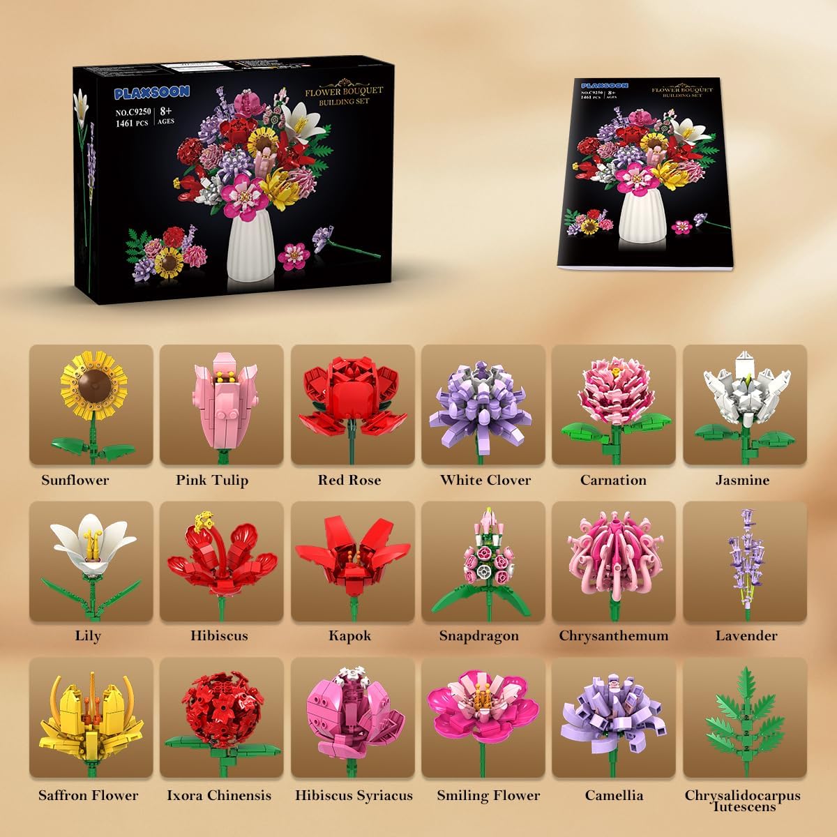 INSOON Flower Bouquet Building Set C9250