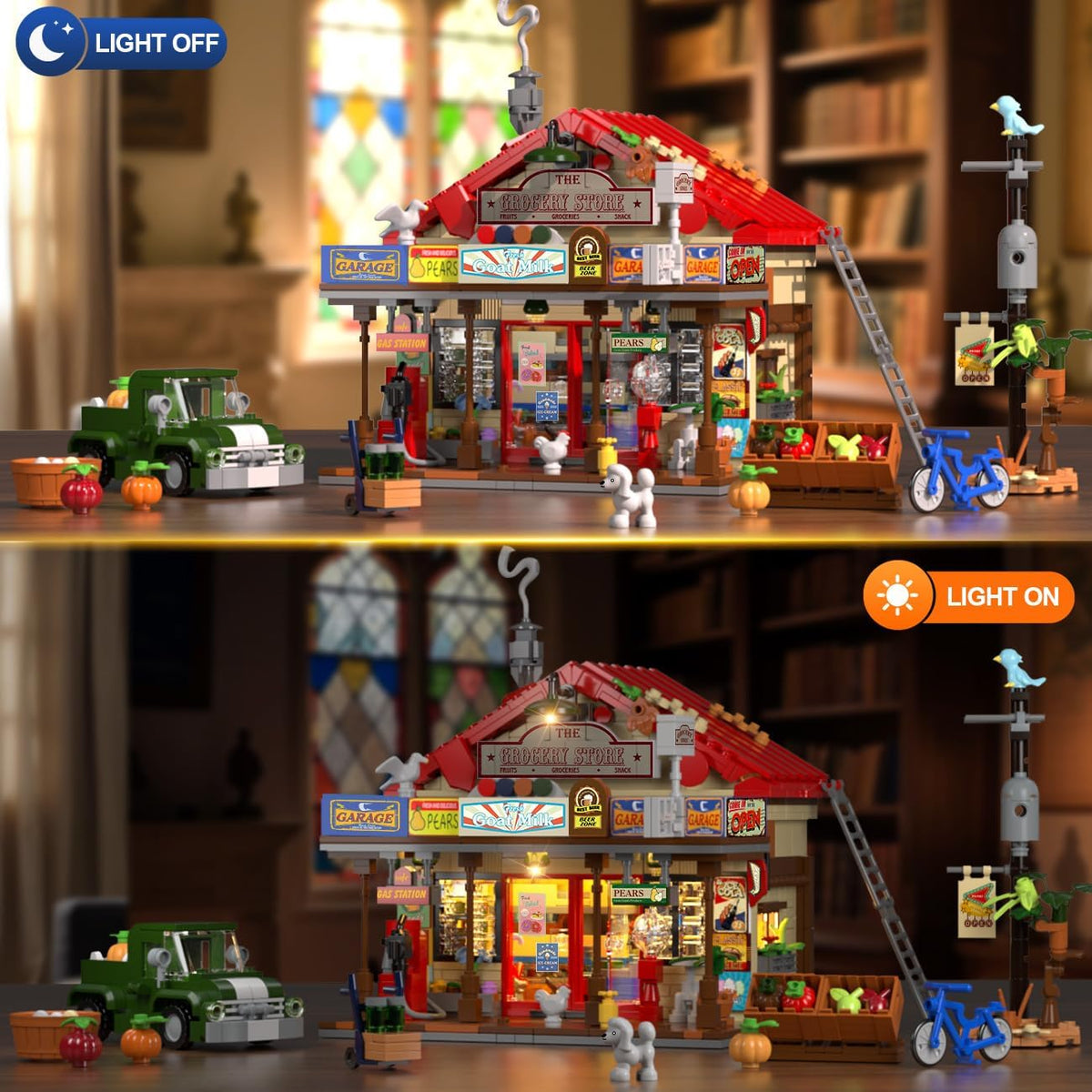 INSOON Country General Store Building Set with Lights SC9902