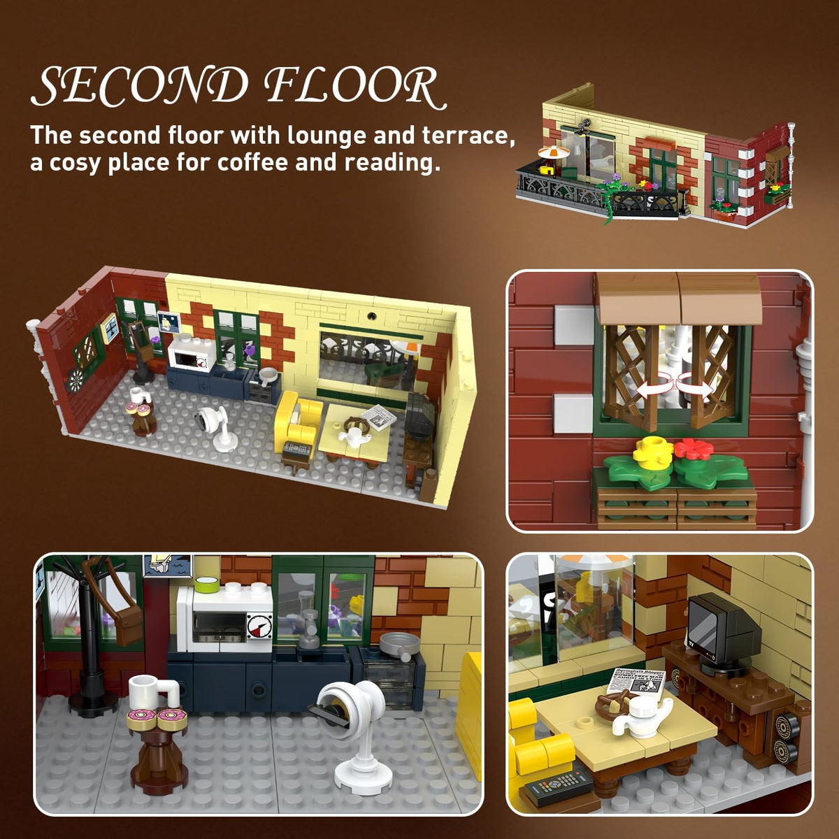 INSOON Coffee House Building Set with LED Light 20117