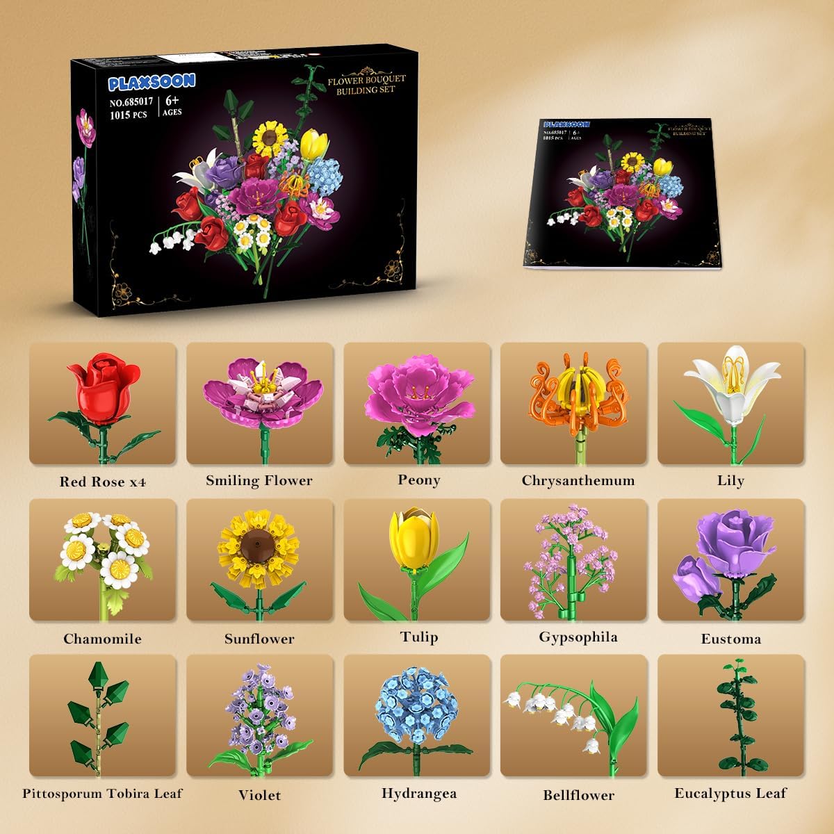 INSOON Flower Bouquet Building Set 685017