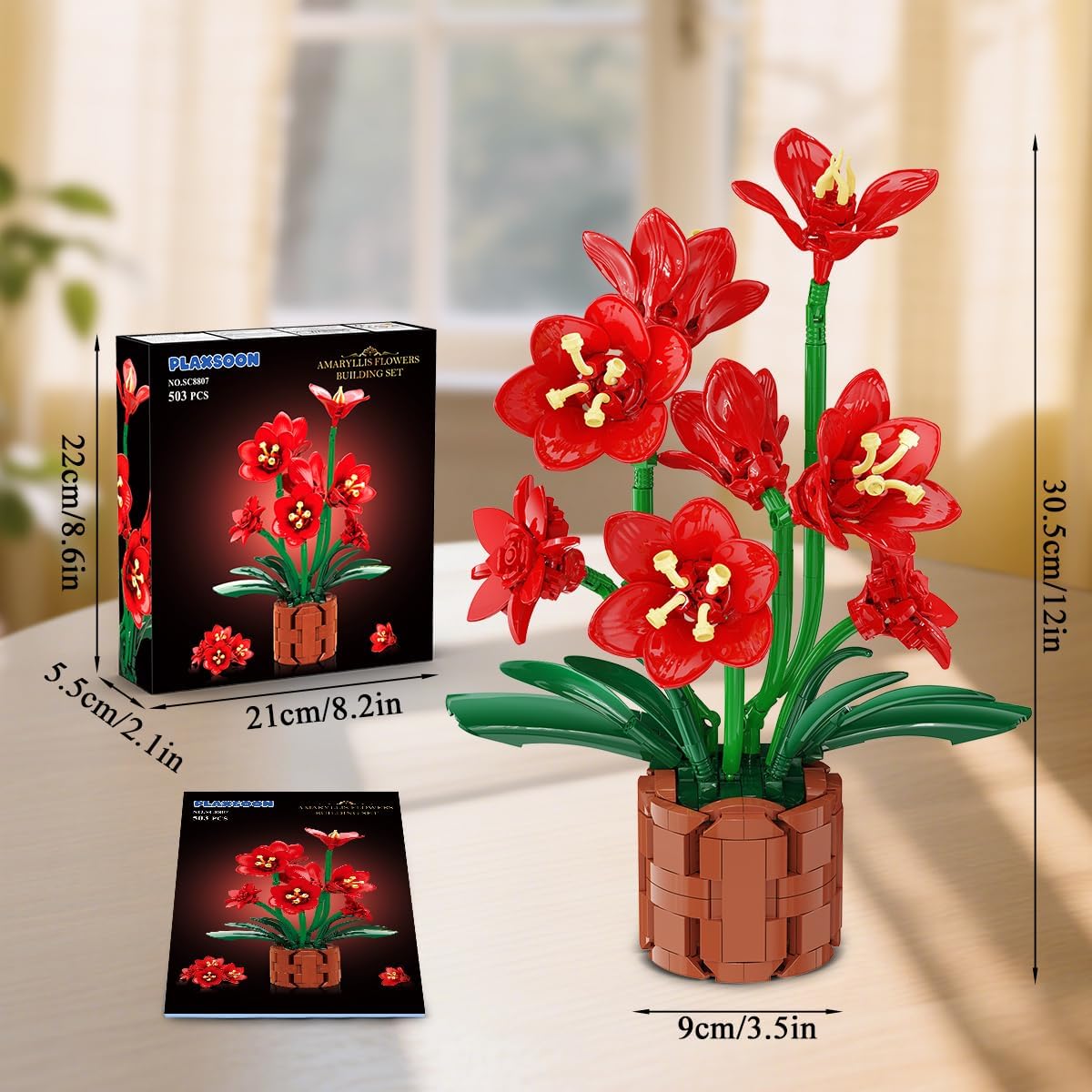 INSOON Amaryllis Flowers Bonsai Building Set SC8807