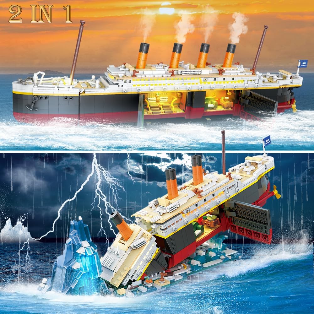 INSOON Titanic Building Set with LED Light 6108