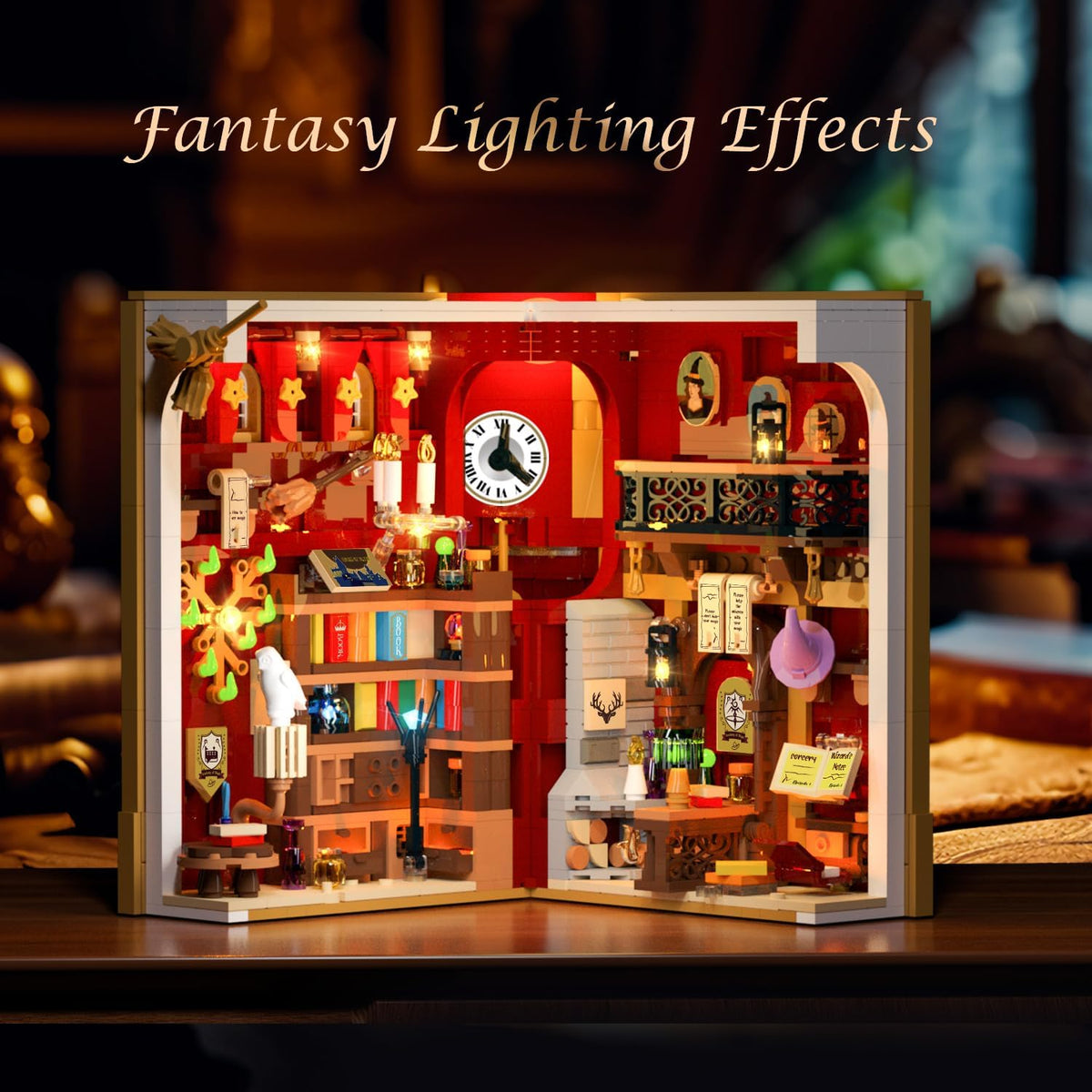 INSOON Magic Booknook Building Set with LED Light 3106