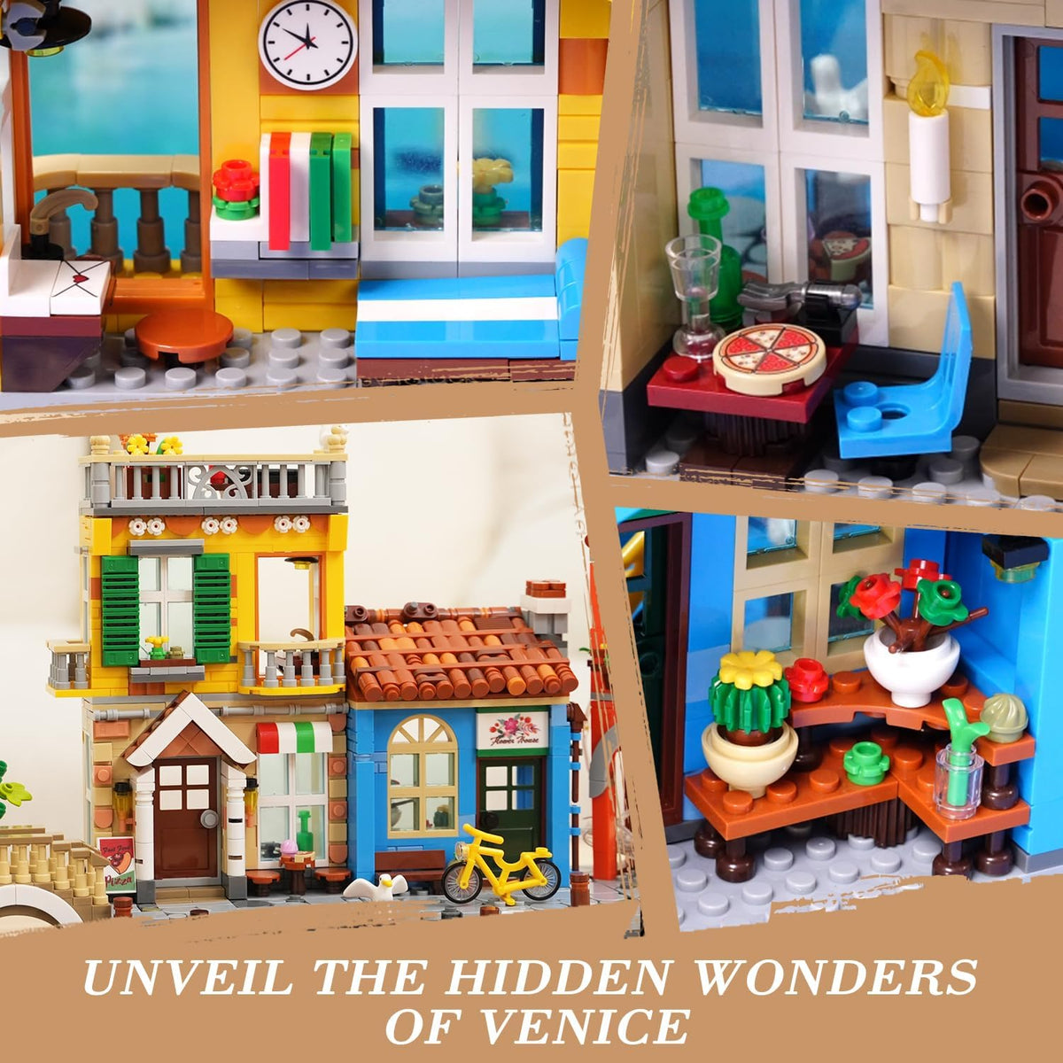 INSOON Venice Main Street Building Set HG1027