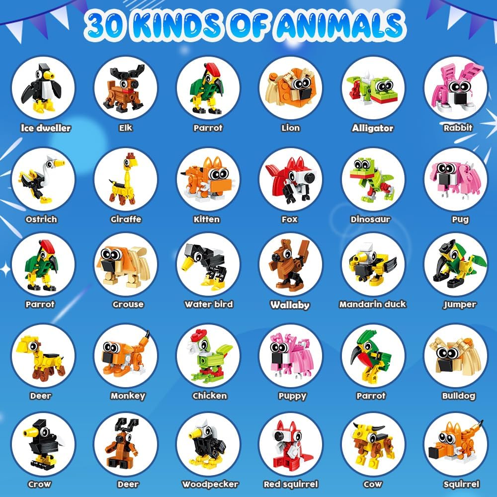 INSOON 30 Pack Party Favors Mini Building Sets SX52011