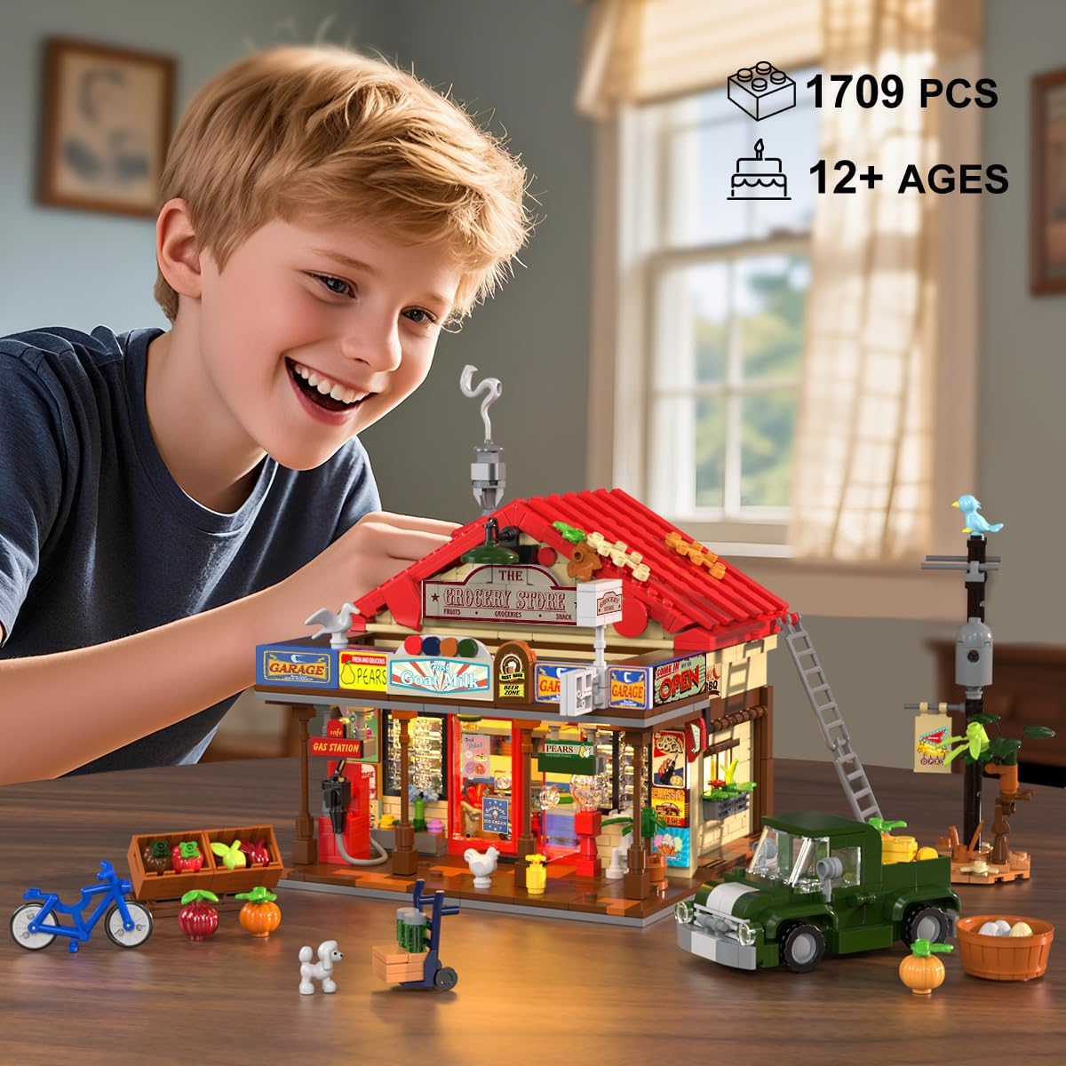 INSOON Country General Store Building Set with Lights SC9902