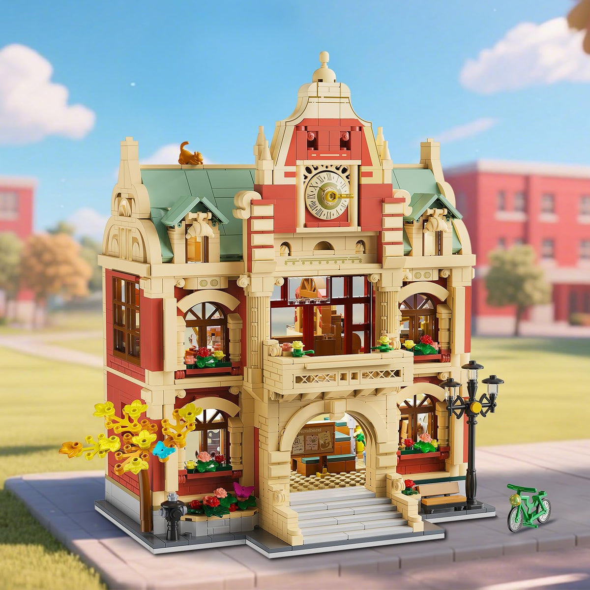 INSOON University Club House Building Set with Light SC8804