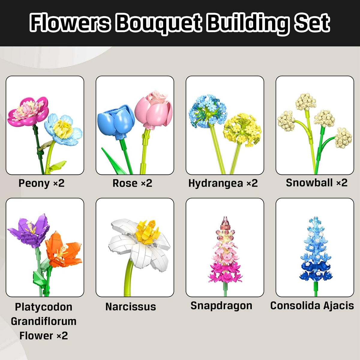 INSOON Flower Bouquet Building Set SC004