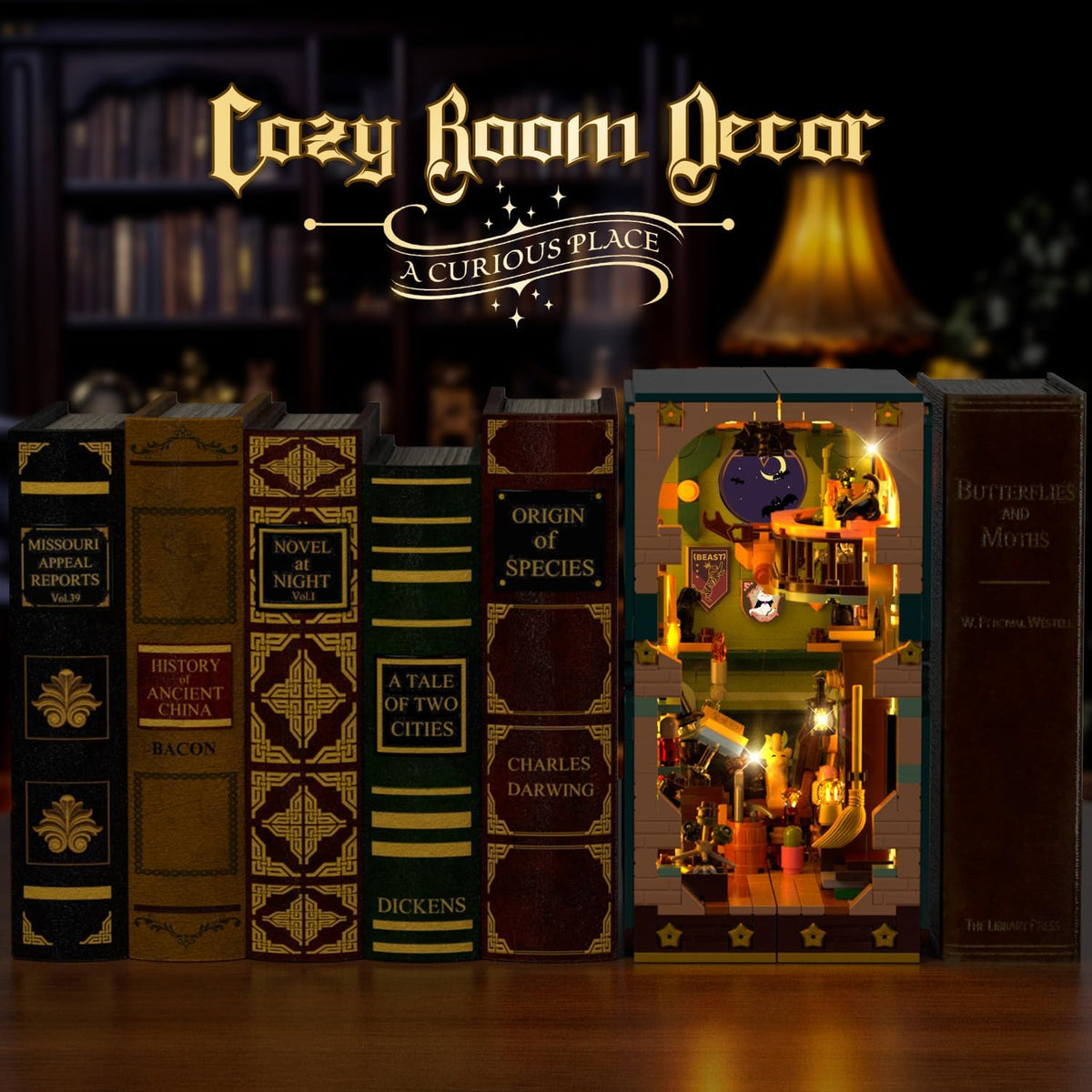 INSOON Magic Potion Booknook Building Set with Light 625006