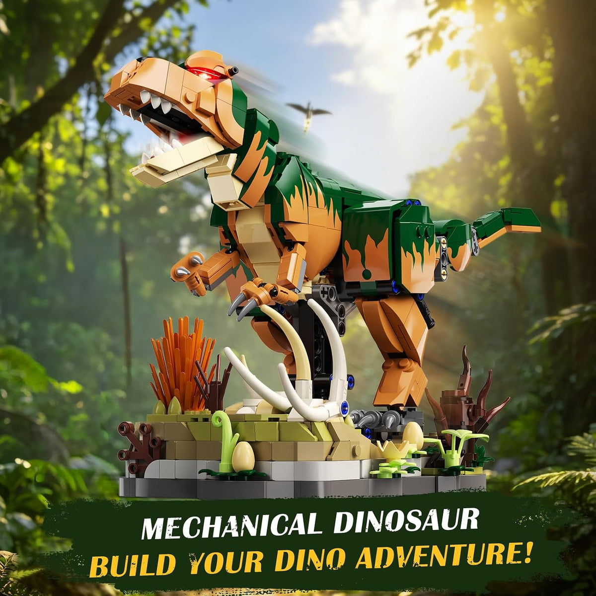 INSOON Mechanical Dinosaur Building Set HG1100