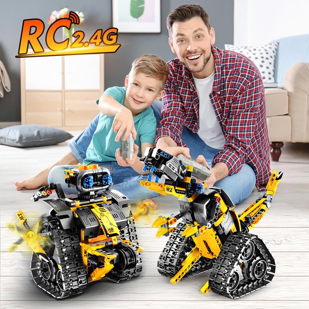 INSOON 5-in-1 App & Remote Control Robot Building Set (520 PCS) 8039-A