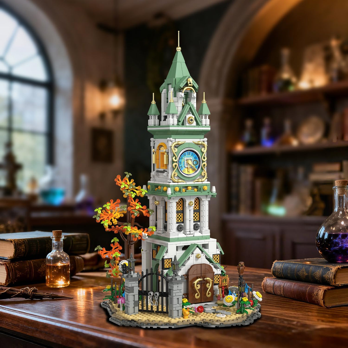 INSOON Magic Clock Tower Building Set with Light SC8828