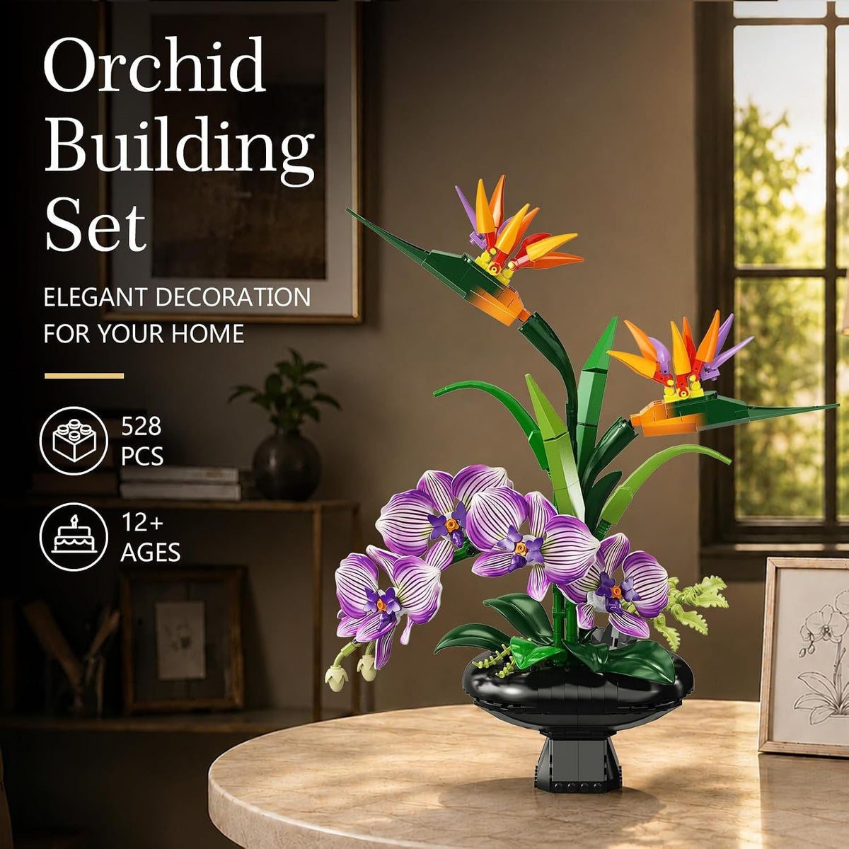 INSOON Orchid Flowers Building Set SC8844