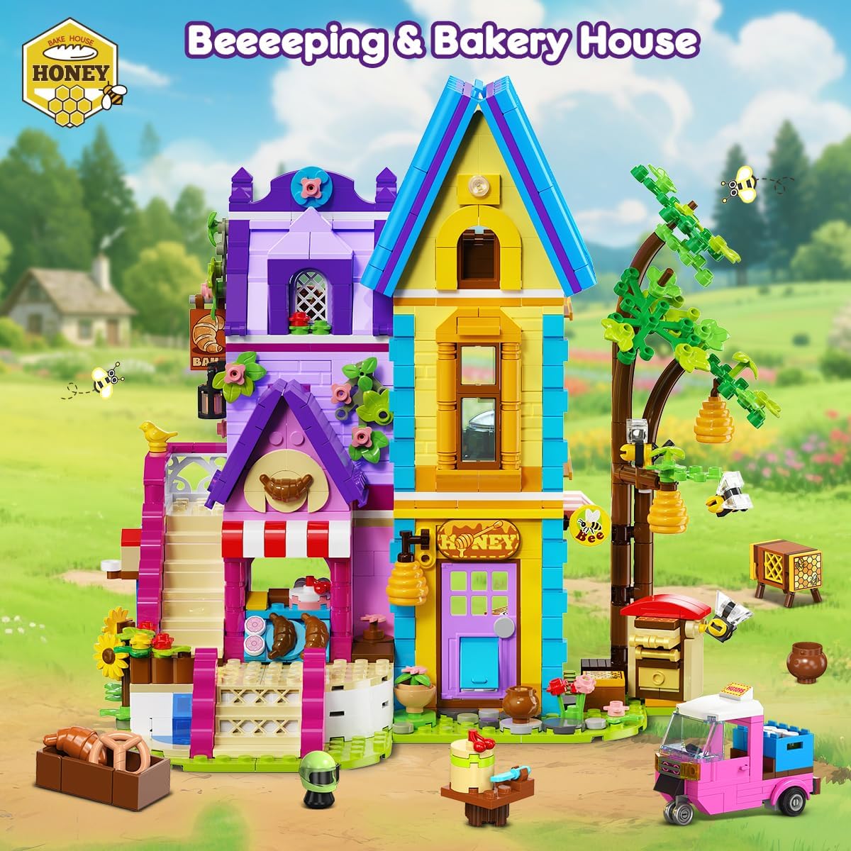 INSOON Girls Friends Baking House Building Toy HG1095
