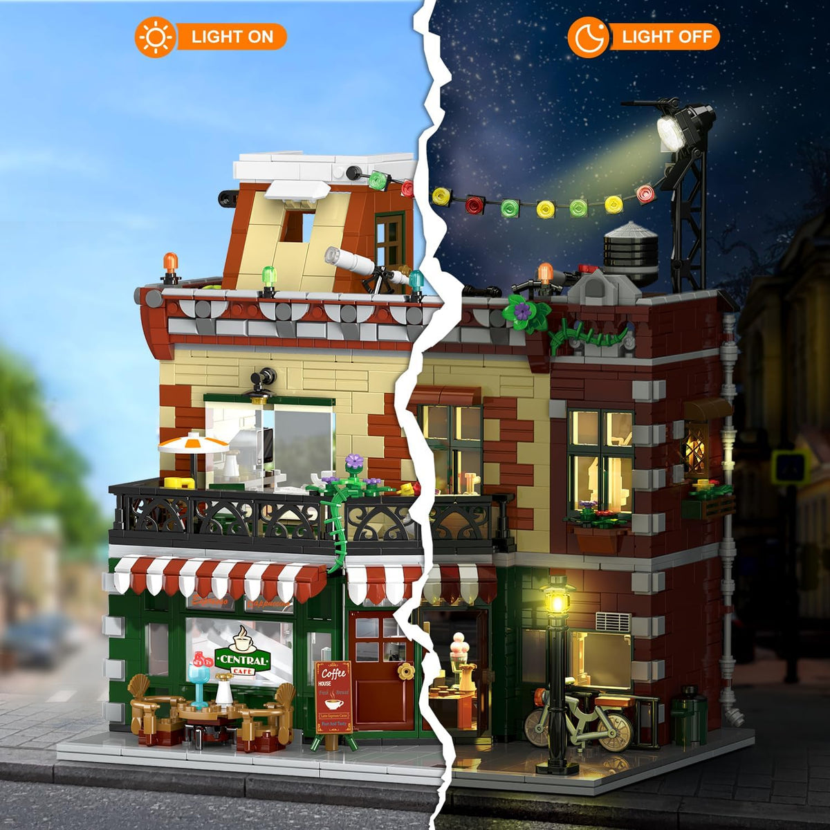 INSOON Coffee House Building Set with LED Light 20117