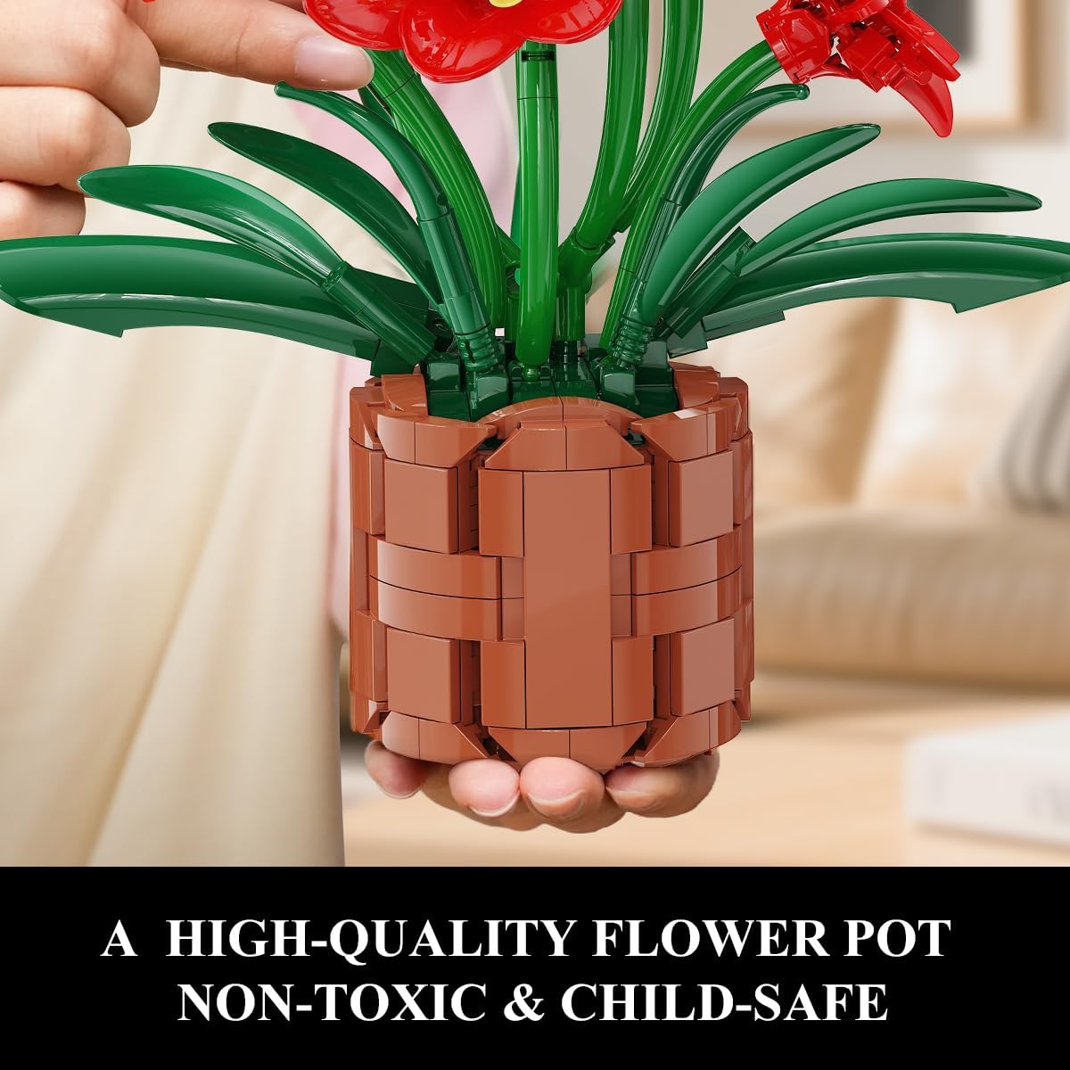 INSOON Amaryllis Flowers Bonsai Building Set SC8807
