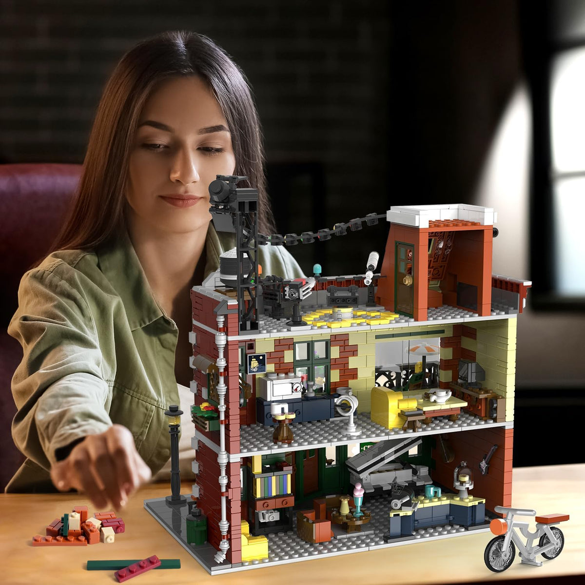 INSOON Coffee House Building Set with LED Light 20117