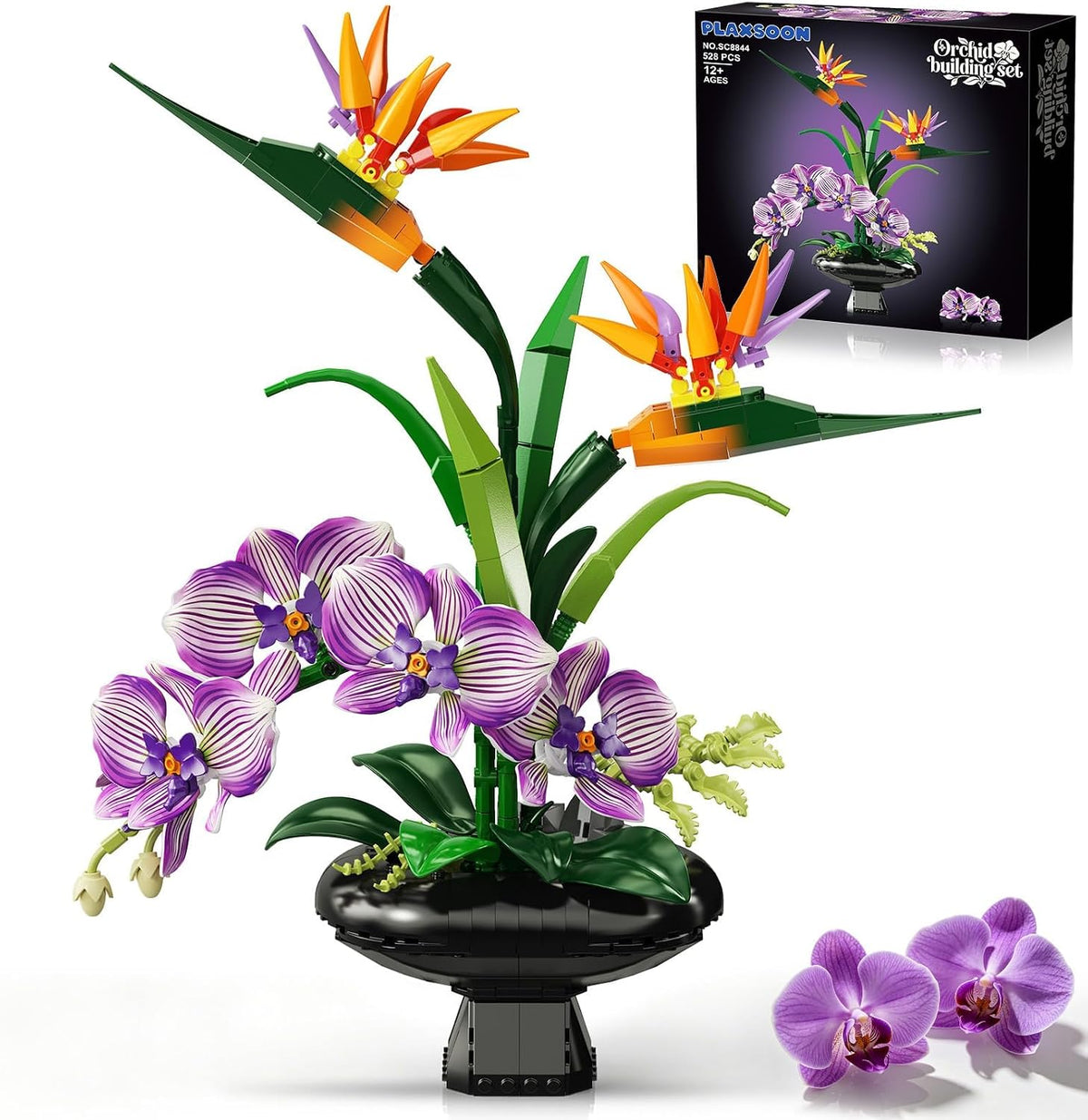 INSOON Orchid Flowers Building Set SC8844