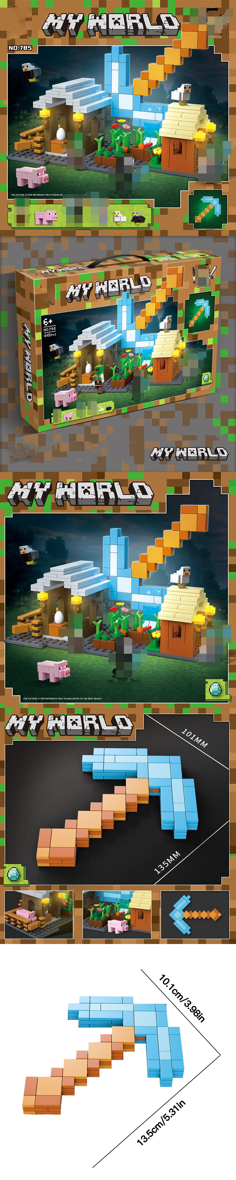 Quanguan 785 Weapon Scene Minecraft Movie & Game