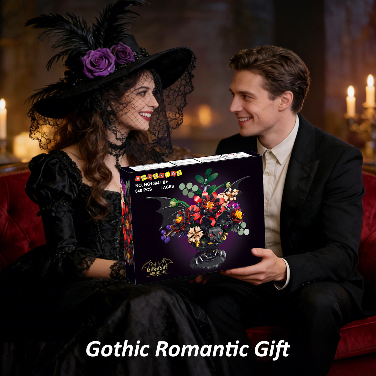 INSOON Gothic Blooming Bat Flower Building Set HG1094