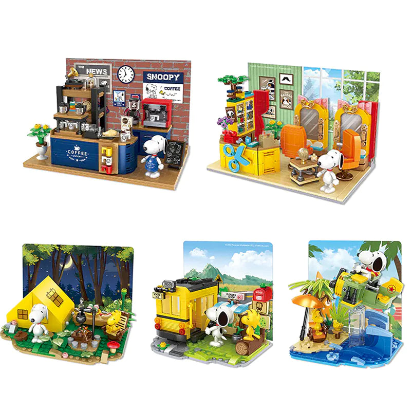 CACO Snoopy Background Painting Small Scene Movie