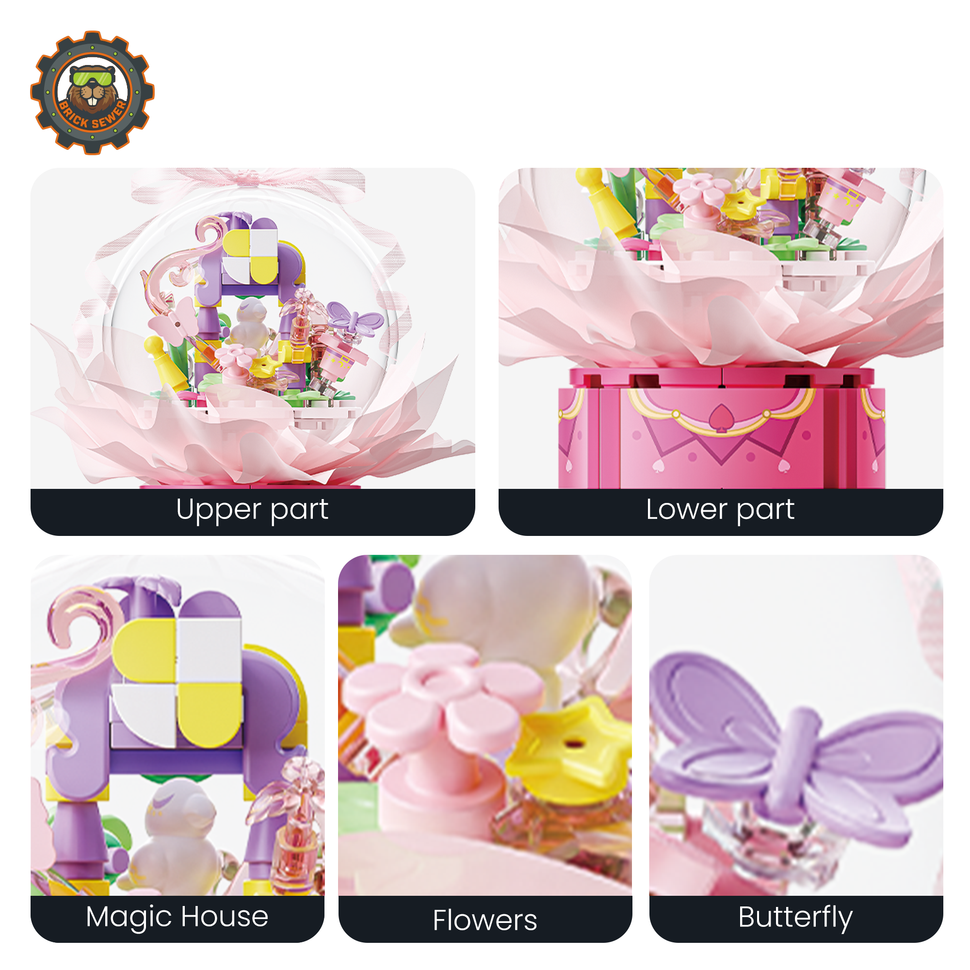 Fairy Castle Blind Box Set (6 out of 7, no repeating) - View 7: 8020937-detail-07