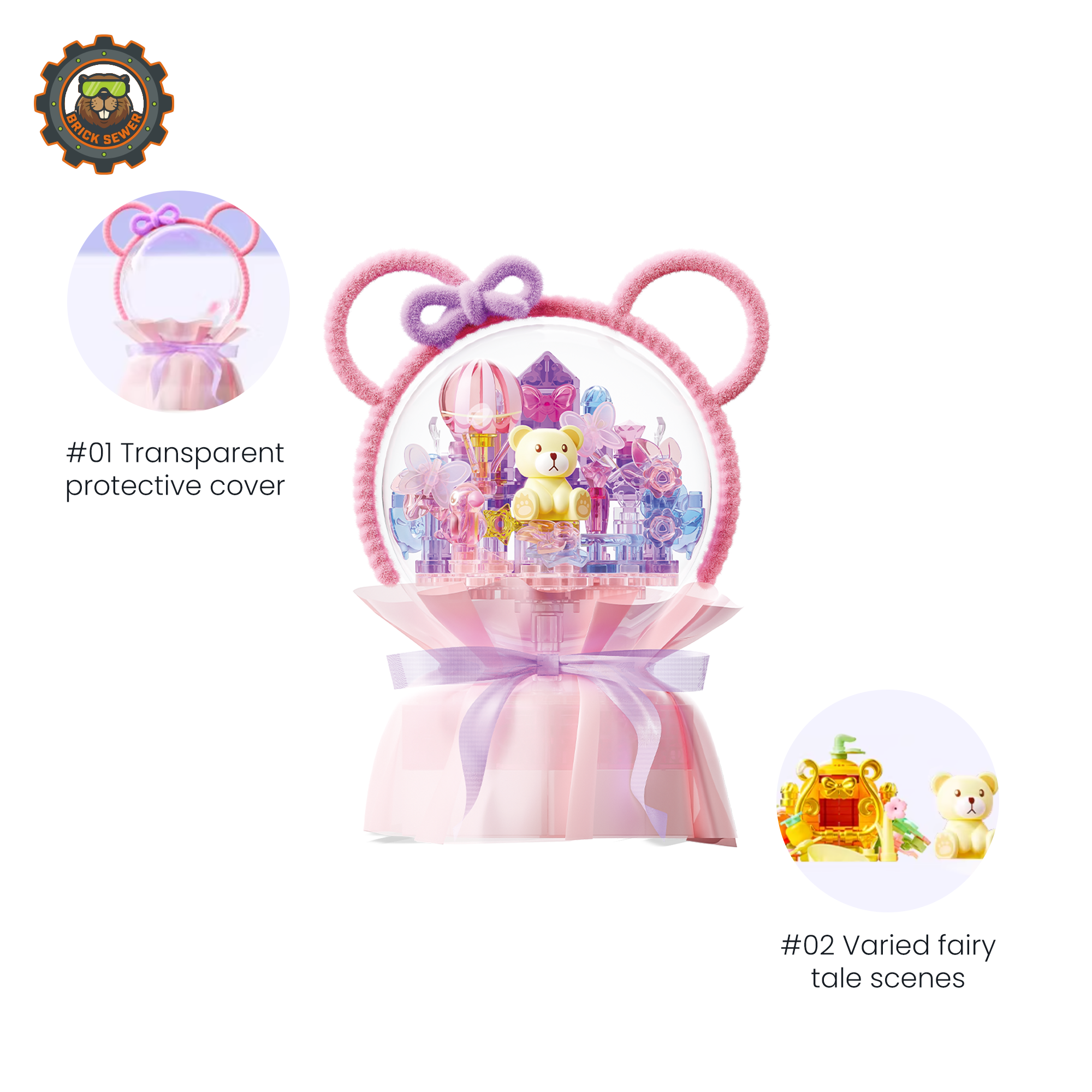Fairy Castle Blind Box Set (6 out of 7, no repeating) - View 2: 8020937-play-02