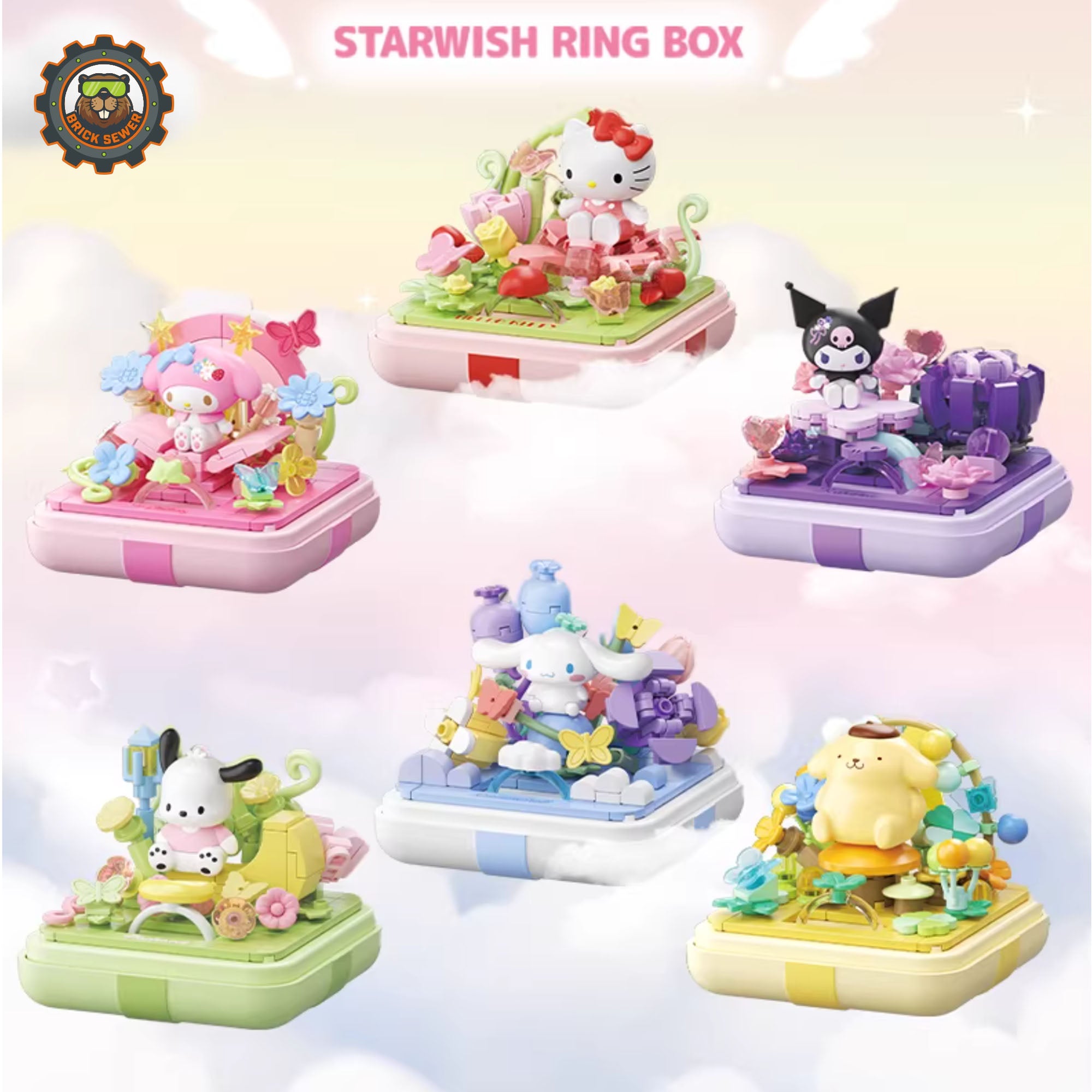 Sanrio – STARWISH RING BOX Full Set (6 out of 6, non-repeating)