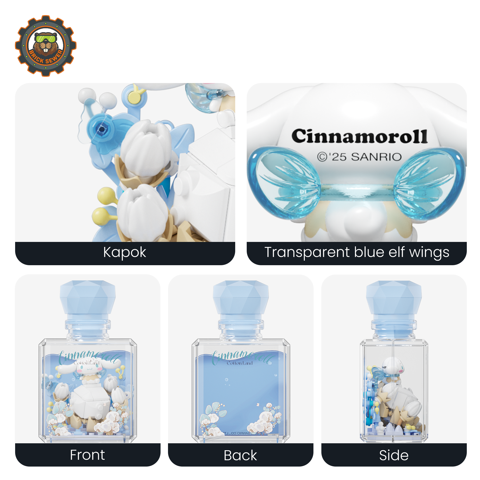 Sanrio – Perfume Bottle Blind Box Set (6-Pack, No Repeats)