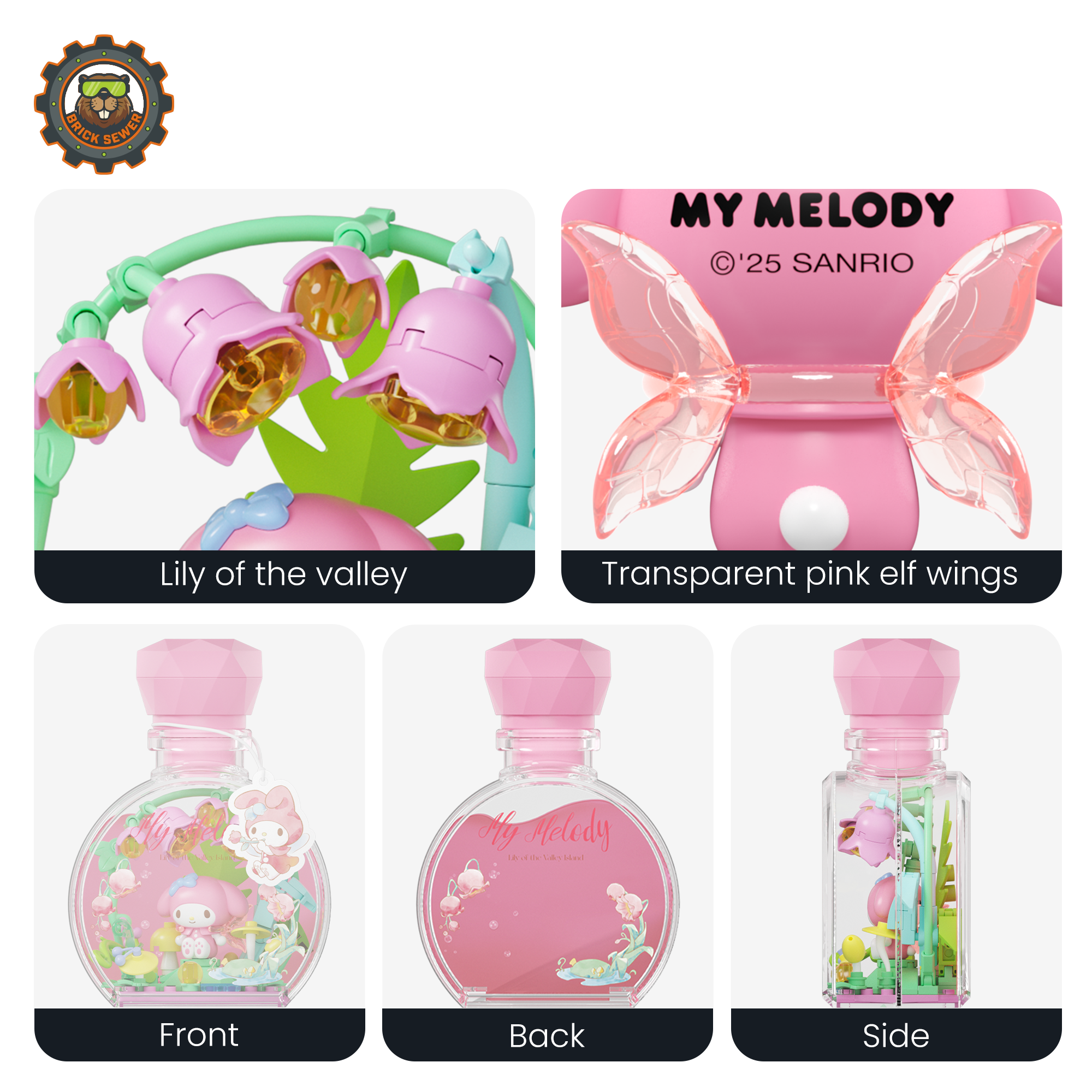 Sanrio – Perfume Bottle Blind Box Set (6-Pack, No Repeats)