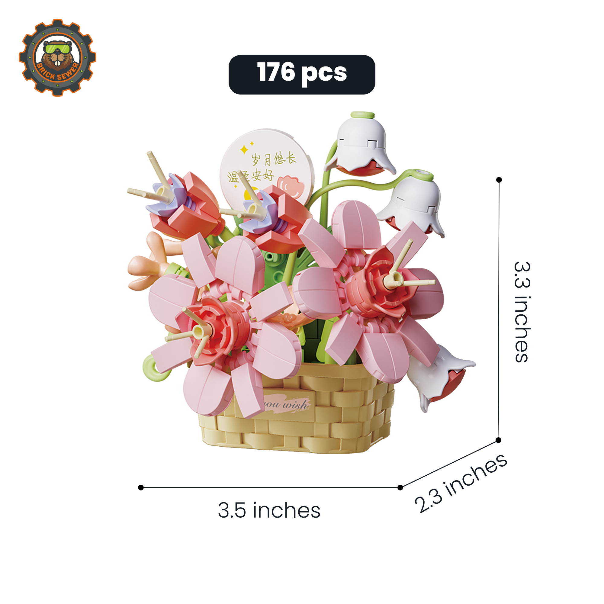 Lily Bell Promise  Flower Building Blocks - View 3: 804409-size-03