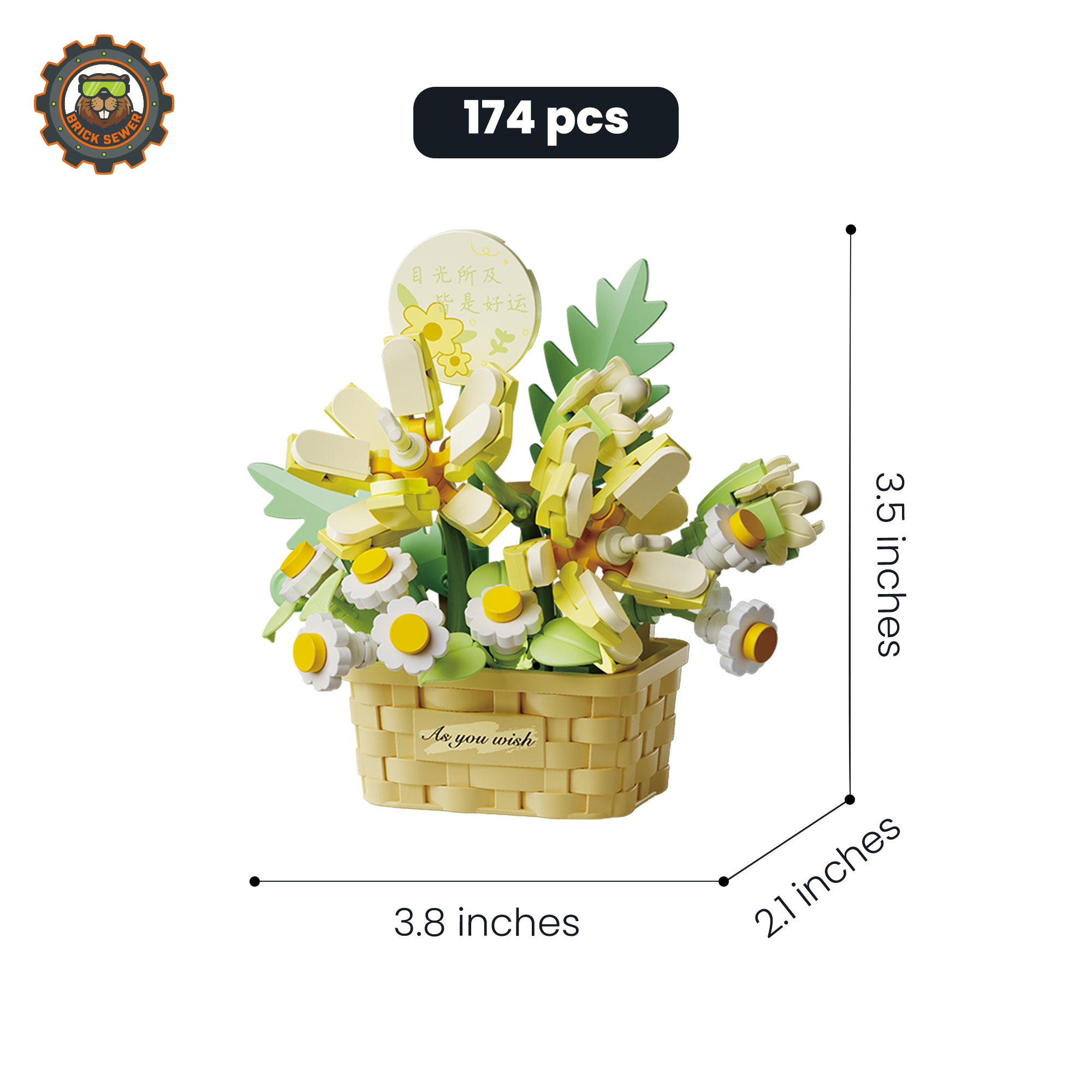 Breeze of Hope  Flower Building Blocks - View 3: 804411-size-03
