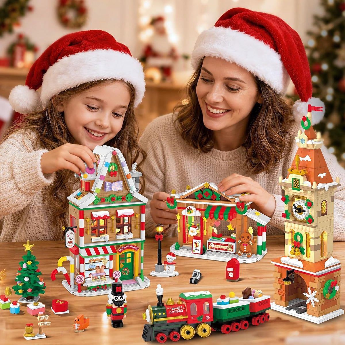 INSOON Advent Calendar 2026 Christmas Main Street Building Set with Lights SC9967