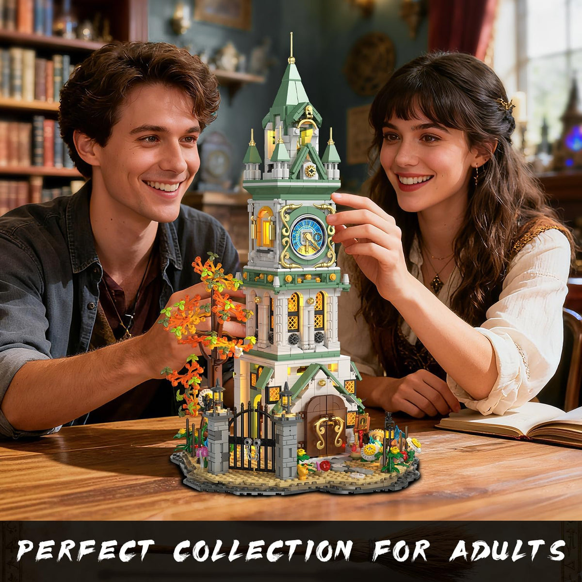 INSOON Magic Clock Tower Building Set with Light SC8828