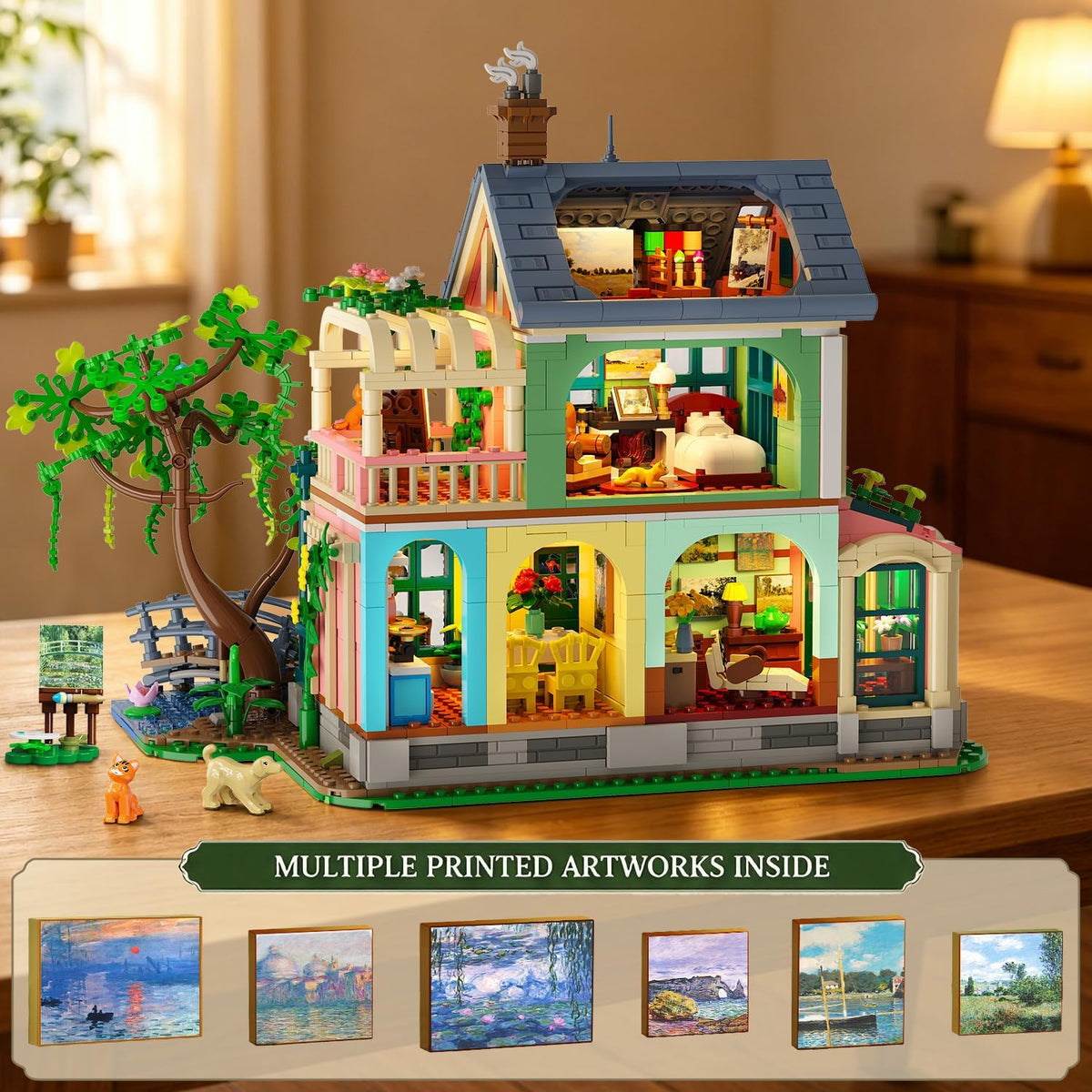INSOON Artist Garden House Building Set with Lights SC8841