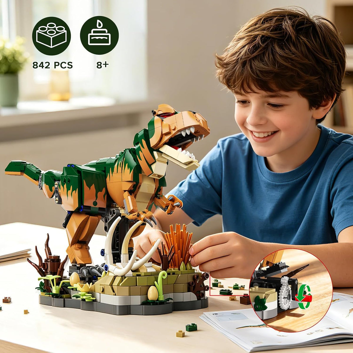 INSOON Mechanical Dinosaur Building Set HG1100