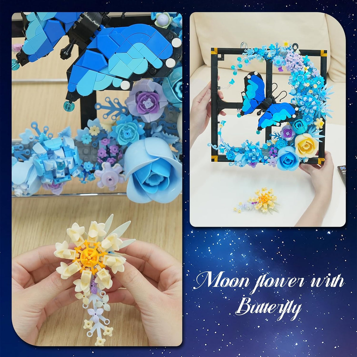 INSOON Moon Flower Building Set with Lights SC8818