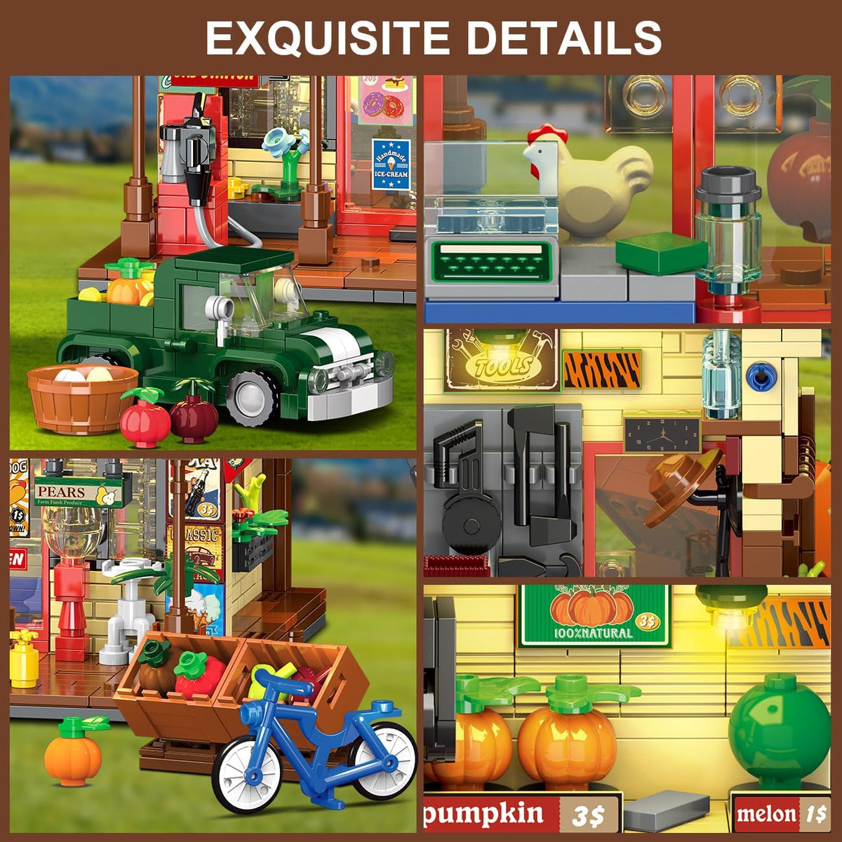 INSOON Country General Store Building Set with Lights SC9902